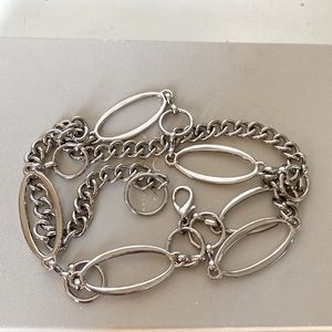 3 /$30 mix and match silver adjustable chain belt